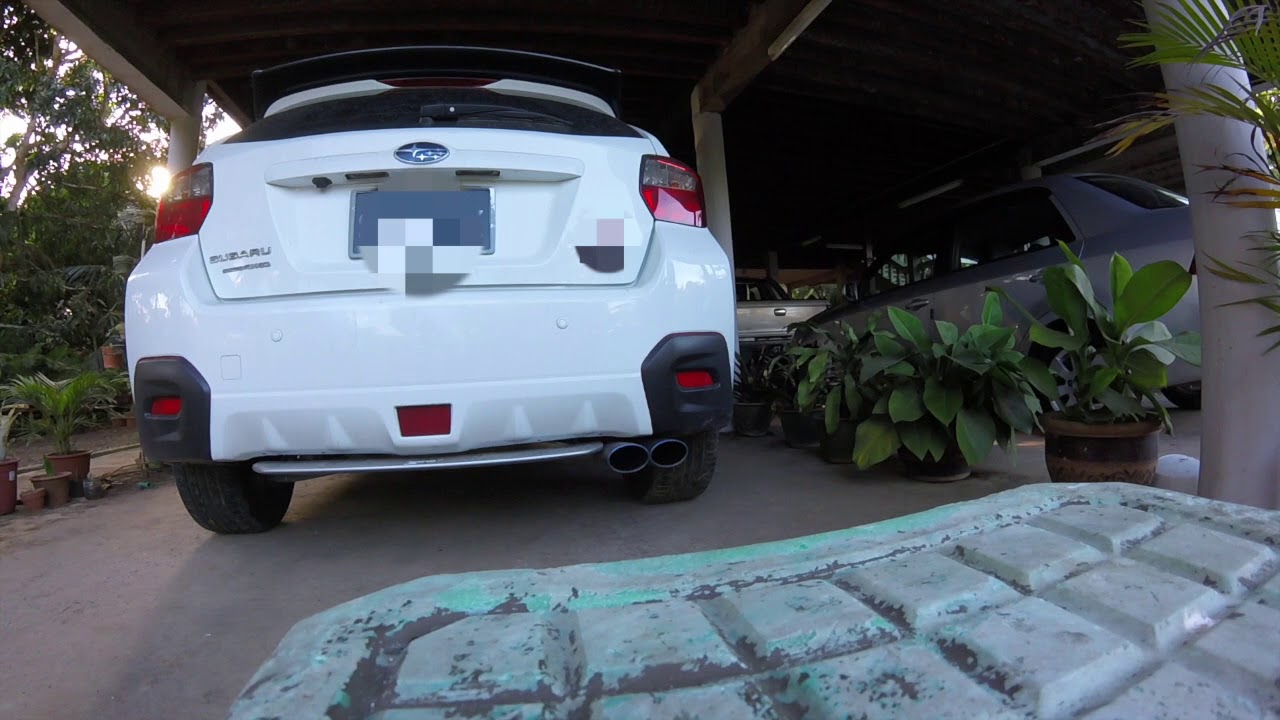 Subaru XV crosstrek exhaust sound YouTube