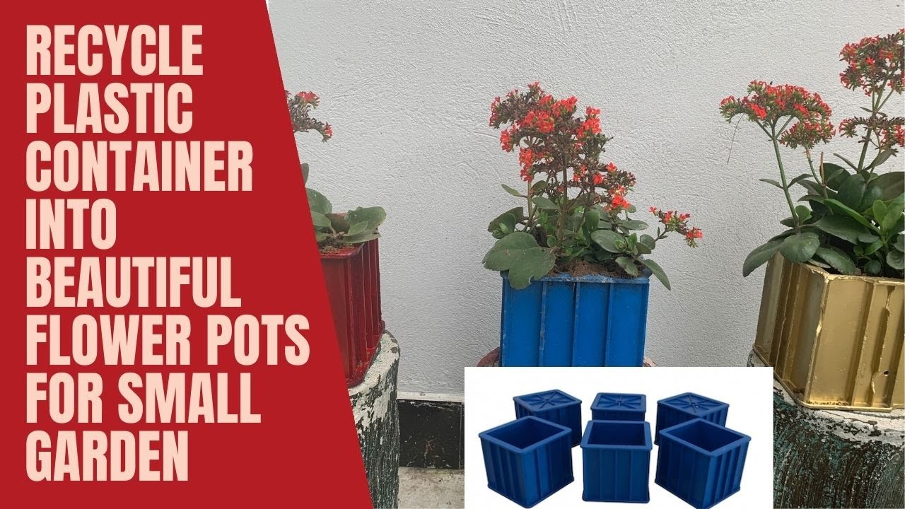 Amazing Plant Pots Ideas Recycle Plastic Container Into Beautiful