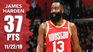 Harden crosses up Patrick Beverley, drops 37 points in Rockets vs. Clippers | 2019-20 NBA Highlights