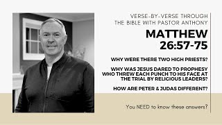 Matthew 26:57-75 What's the biggest difference between Judas & Peter