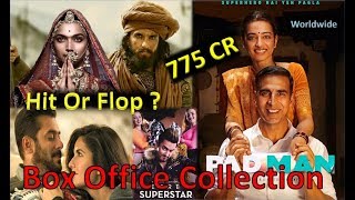 Box Office Collection Of Padman , Padmaavat, Tiger Zinda Hai, Secret Superstar Movie 2018