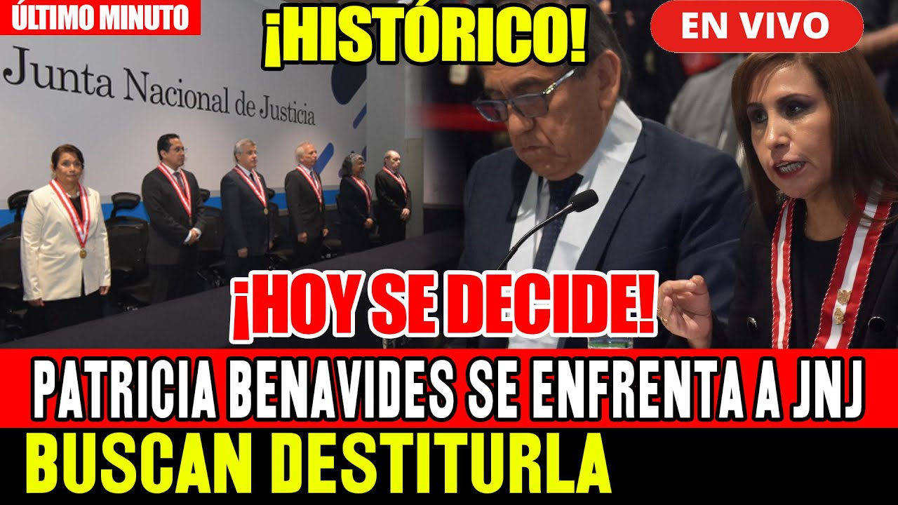 🔴EN VIVO: JNJ BUSCA DESTITUIR A PATRICIA BENAVIDES DEL CARGO DE FISCAL | HOY 18/4/24