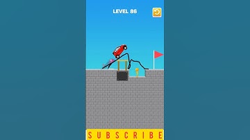 Draw Bridge Puzzle Game Level 86 #shorts