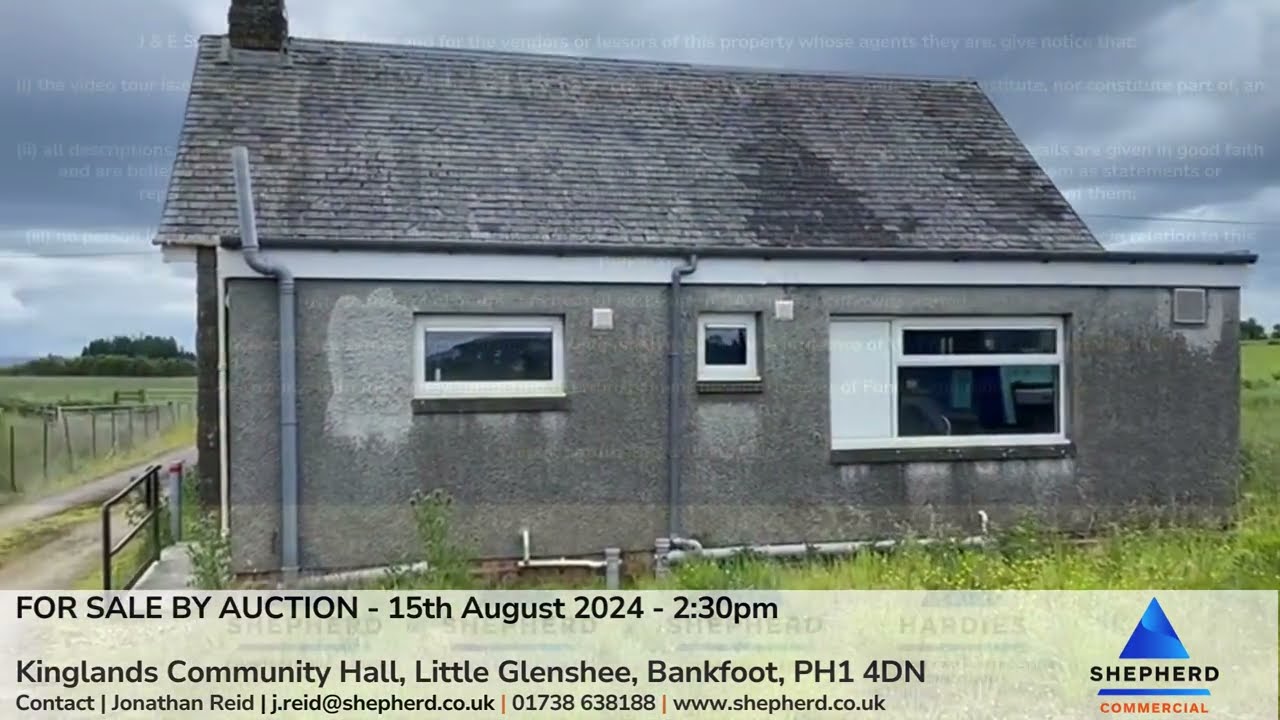 Kinglands Community Hall, Little Glenshee, Bankfoot, PH1 4DN