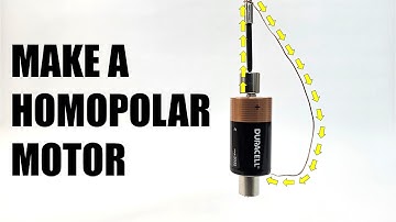 Easy Homopolar Motor | Science Project