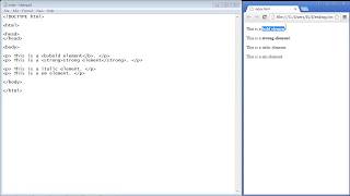 HTML  Bold and italic elements Tutorial for Beginners