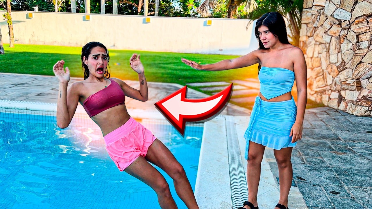 PARECIA UM DIA COMUM NA PISCINA, MAS AS COISAS SAÍRAM DO CONTROLE !!!