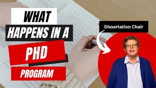 A PhD Program Explained by a Dissertation Chair