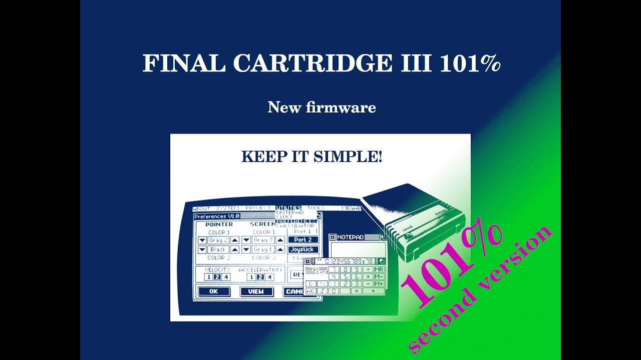 Demonstration of the Final Cartridge III 101% firmware