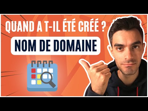 Comment Connaitre la Date de Création d'un nom de domaine ?