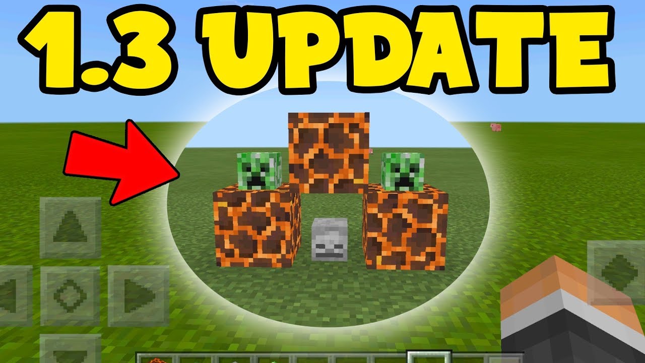 First Minecraft 1 3 Update Gameplay Image Youtube