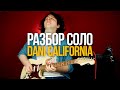 Как играть соло Dani California Red Hot Chili Peppers