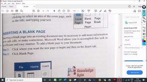 Advanced features of Word processor - II