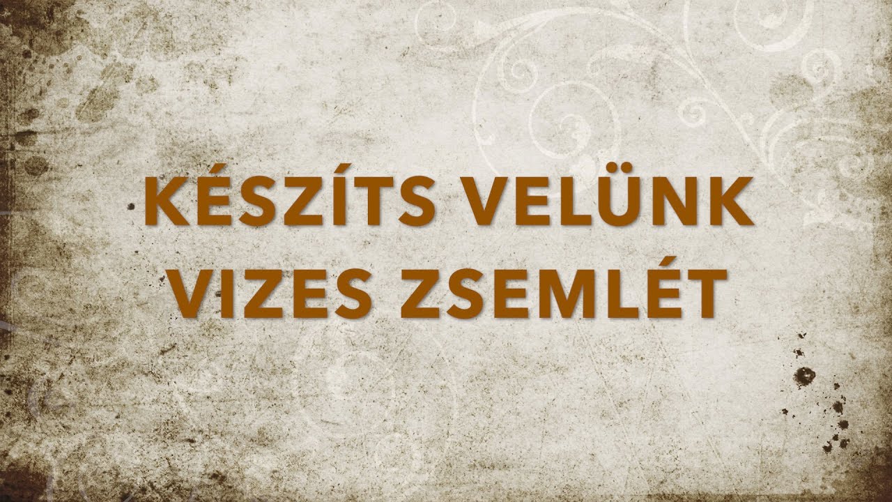 Készíts velünk vizes zsemlét
