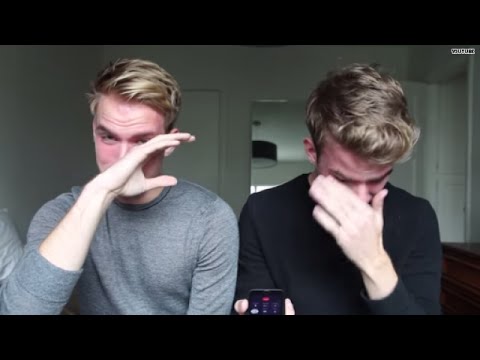 *Tears*: Watch as twin brothers come out to dad