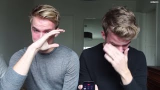 Popular YouTube twins Aaron and Austin Rhodes say they made the difficult decision to come out to their father -- on camera.