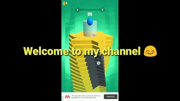 Very easy to cross 1 to 10 levels in drop Stack Ball game | Drop Stack Ball game | STUTI GAMER