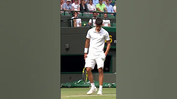 Carlos Alcaraz Impresses Wimbledon Crowd With Racket Catch 