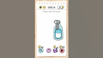 Brain Test Level 35 || Please Open The Soda.