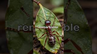 🐜🍃 Tiny but mighty! Leafcutter ants can carry up to 50× their own weight. #AnimalFacts #funfacts