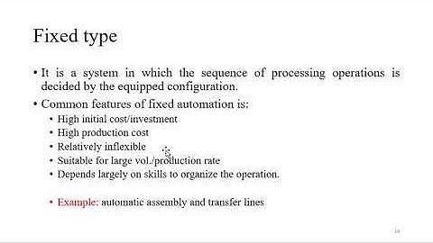 Automation and its types used in the Industries  MEC88D