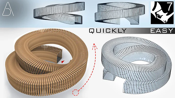 Helix Stairs - Learn Modeling With Rhinoceros 3D