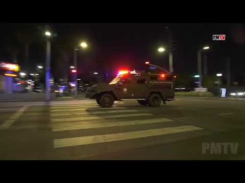 LAPD Swat And Bomb Squad Code 3 | Los Angeles