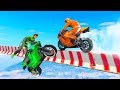 MOST DANGEROUS MILE HIGH SKILL TEST! - GTA 5 Funny Moments