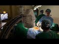 A 52-year-old male patient had been suffering from severe back pain for a long time,