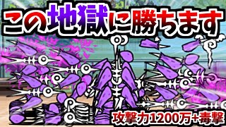 超強化テバムラサキホネツバメ 大量湧きを全滅させてみた　【にゃんこ大戦争】