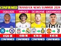 SUMMER 2024 LATEST TRANSFER NEWS;CONFIRMED & RUMOURS.🤑ft...Arnold,Osimhen,Debruyne