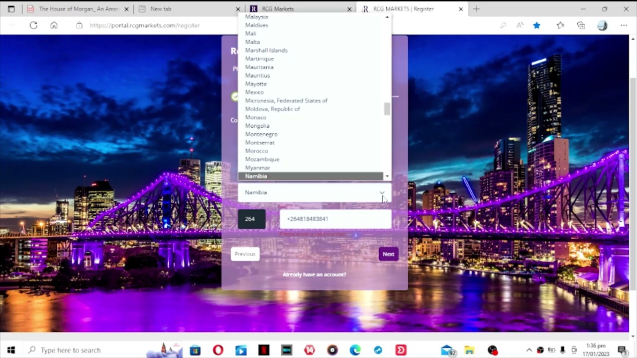 HOW to register an Account With RCG Markets!!!