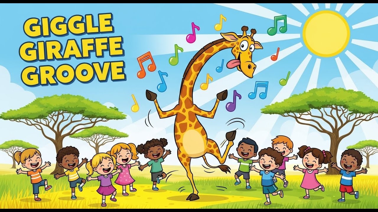 Giggle Giraffe Groove 🦒🎶 | Fun Dance Song for Kids | Happy Tale & Tune