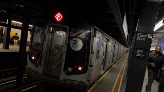 NYC Subway: Diamond F Train Action