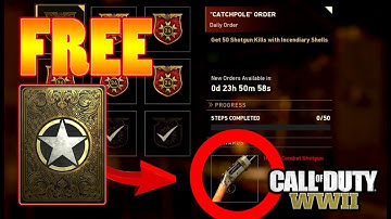 *NEW* FREE HEROIC COMBAT SHOTGUN in COD WW2 // "CATCHPOLE II" HEROIC VARIANT is NOW FREE in COD WW2