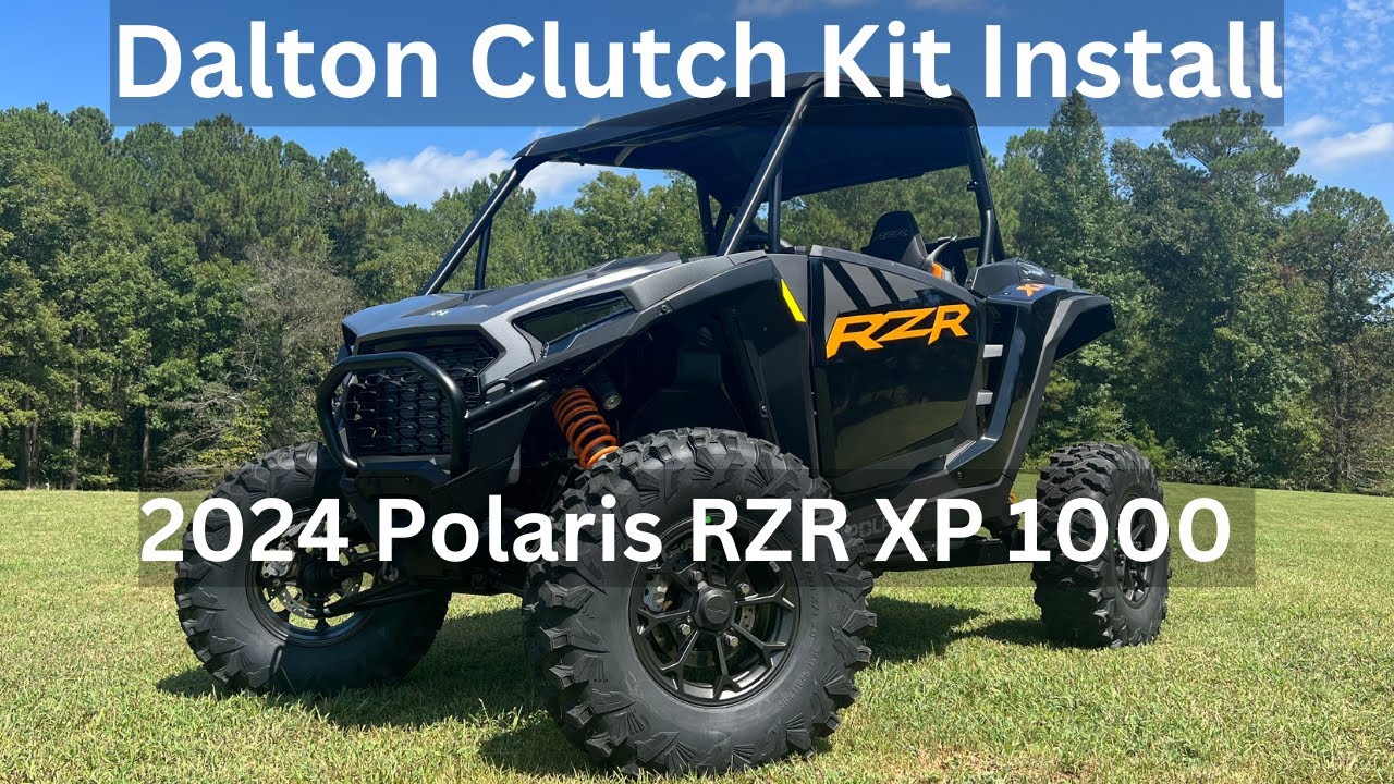 Dalton Clutch Kit Install on 2024 Polaris RZR XP 1000 YouTube