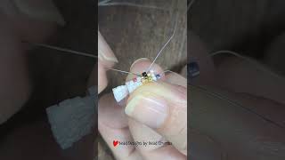 Zipping up beadwork