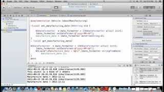 Objective C and MacOSX Programming Tutorial-24: Using The Class NSDate. (English Version)