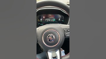 Hoe je de MG HS in de EV-modus zet #shorts