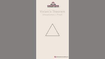 Viviani’s Theorem (Visualisation + Proof) #animation