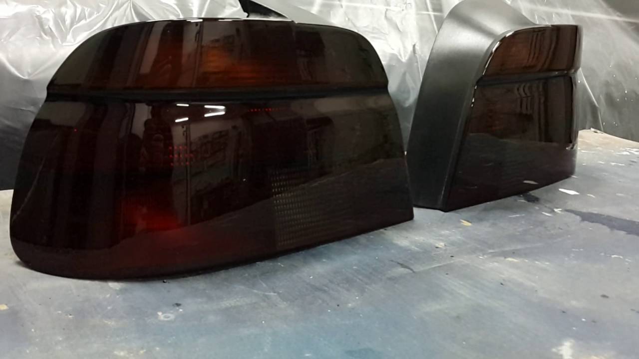 Тонировка фар bmw