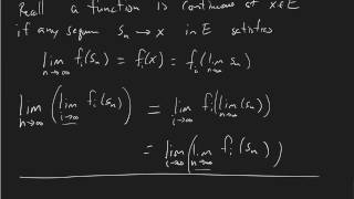 Continuity and Uniform Convergence
