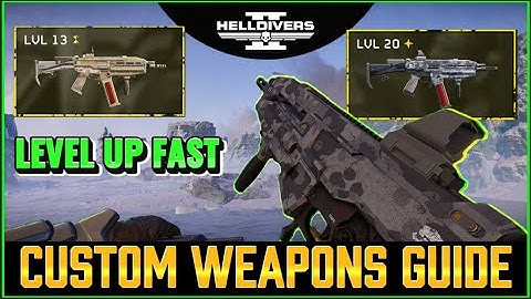 Helldivers 2 | Fast Guide to Custom Weapons