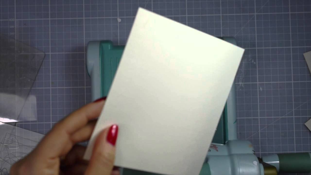 Create a Letterpress Effect with your Sizzix Big Shot