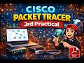 Star Topology using Switch | Connect 4 PCs | Cisco Packet Tracer Practical Lab in Hindi 🔥