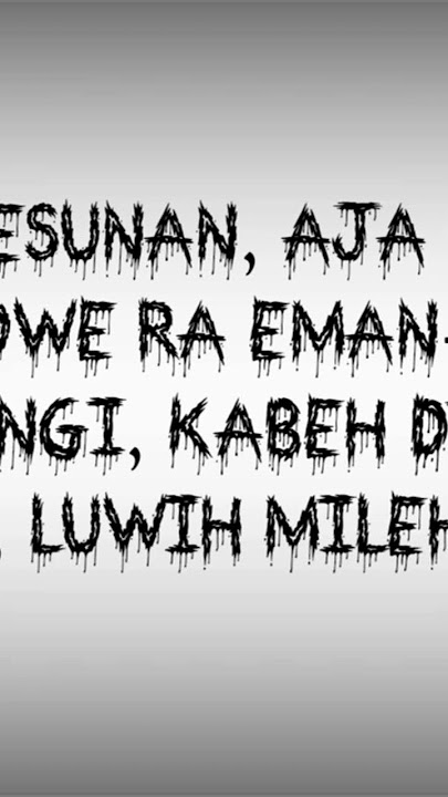 Bar nesunan Ojo bubar opo koe Ra Eman eman-EGO #shorts