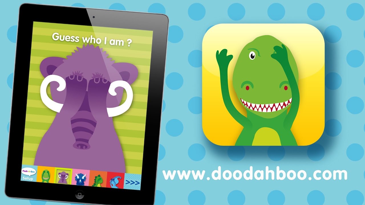 Mammoth in Peek-A-Boo Dinosaurs Play 'N' Learn App For Kids