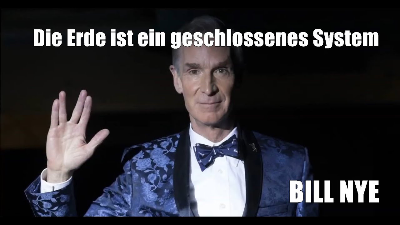 Die Erde ist ein geschlossenes System 👍😎