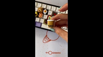 Making a (Boba Milk) Tea Keycap for the Letter T | Food Keyboard Series (Day 10)