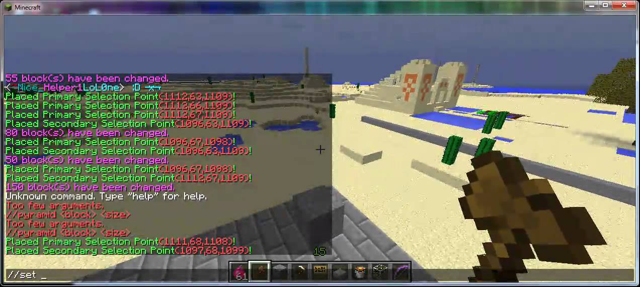 Minecraft WorldEdit for beginners - Easy House (without furinture)